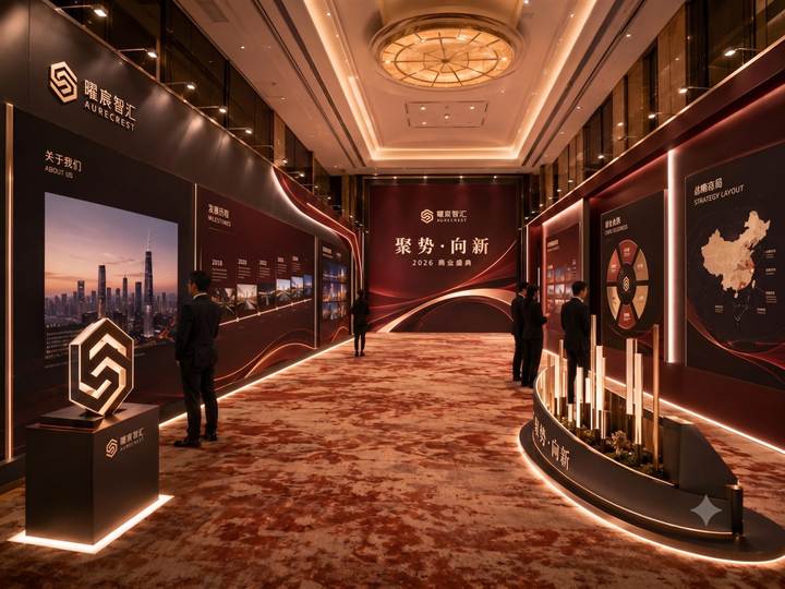 企业发展历程展廊方案效果展示