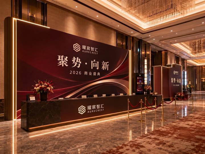 开业签到接待方向方案效果展示