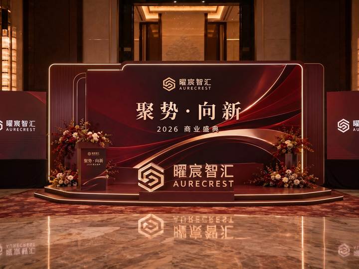 开业品牌合影方向方案效果展示